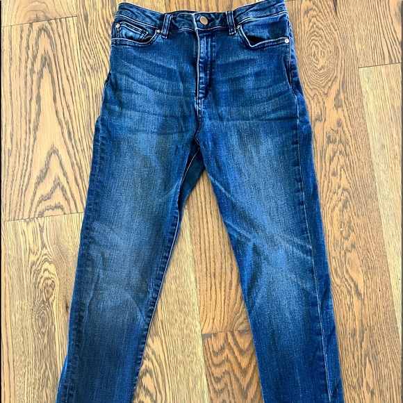 DL1961 Women's Chrissy Instasculpt High Rise Skinny Cropped Jean - Super Stretch Denim - View #7